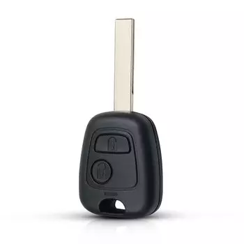 Корпус автомобильного ключа Dandkey для Peugeot 307 107 207 407 для Citroen C2 C3 Xsara, 2-кнопочный чехол с дистанционным управлением, пустая крышка HU83/VA2 Blade