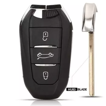 Корпус Дистанционного Ключа Jingyuqin Для Peugeot 308 3008 4008 5008 508 Expert Citroen Picasso C4 DS4 DS5ls DS6 DS7 VA2 HU83...