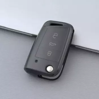 Корпус для VW Volkswagen Golf 7 MK7 Tiguan MK2 для SEAT Ateca Leon FR 2 Ibiza для Skoda Octavia A7 Складной чехол для ключей из ТПУ автомобиля