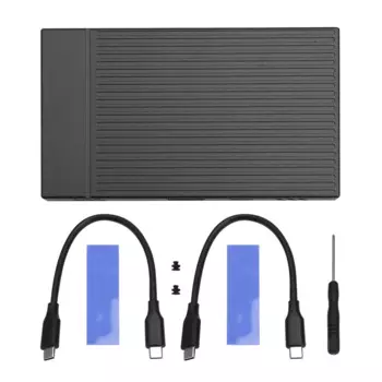 Корпус для жесткого диска M.2 Nvme Dual Bay HDD корпус Gen2 10 Гбит/с концентратор док-станция аксессуары для жесткого диска