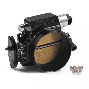 Корпус дроссельной заслонки из алюминия высокой пропускной способности 92 мм/102 мм с датчиком TPS для LS1 LS2 LS3 LS6 LSX, детали для модификации автомобиля, черный BX102152