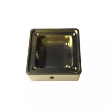 Корпус из алюминиевого сплава, экранированный корпус 19x19x5,5 мм, золотой проводящий, многофункциональный, портативный, легкий в использовании