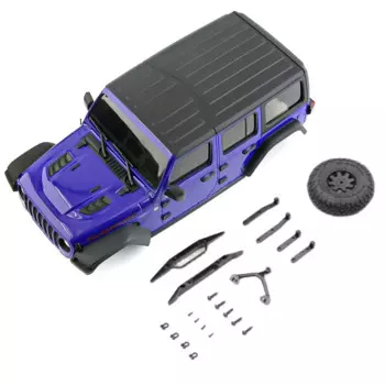 Корпус кузова радиоуправляемого автомобиля для Kyosho Mini-Z 4X4 JEEP Wrangler Rubicon, обновленные детали гусеничного автомобиля на радиоуправлении