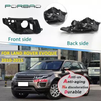 Корпус передней фары пластиковый для Land Rover Range Rover Evoque 2010 2011 2012 2013 2014 2015