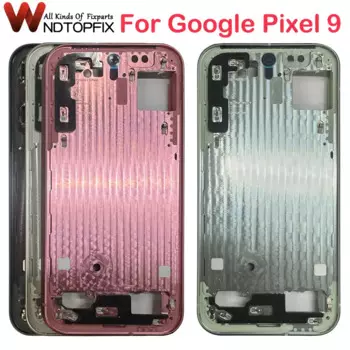 Корпус Pixel 9, средняя рамка ЖК-дисплея, панель, корпус 6,3 дюйма, для Google Pixel 9 5G, запасные части для ЖК-рамки телефона G2YBB GUR25