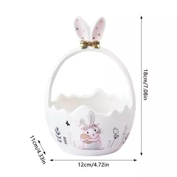 Корзина ACRDDK керамическая с кроликом