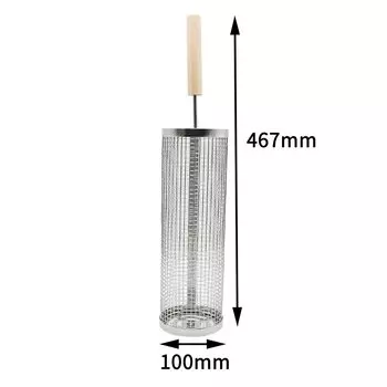 Корзина для барбекю из нержавеющей стали