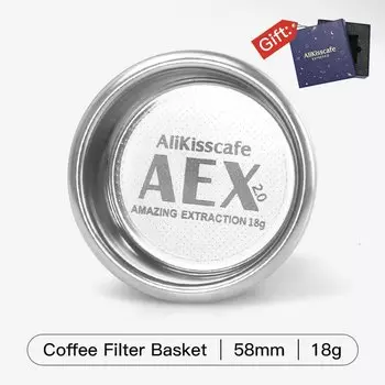 Корзина для фильтра ALIKISSCAFE из нержавеющей стали 58 мм