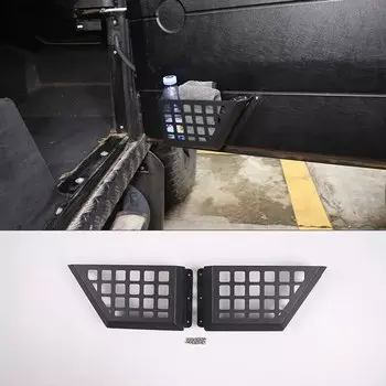 Корзина для хранения на дверь автомобиля из алюминиевого сплава, корзина для хранения для Land Rover Defender 90 110 130 2004-2019, автомобильные аксессуары