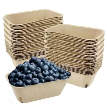 Корзина для ягод из натуральной целлюлозы, 50 шт.