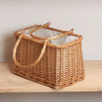 Корзинка из лозы, ротанговая плетеная бамбуковая плетеная трава, ивовая плетеная корзина для хранения