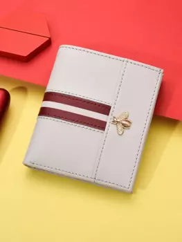 Кошелек Pierre Cardin, кошельки для женщин, кошелек для монет, держатель для карт, Многофункциональный модный бежевый