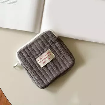 Косметичка eTya из хлопка в горошек