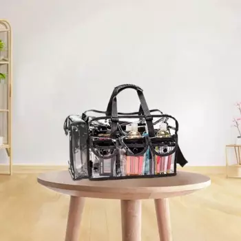 Косметичка с разделителем, дорожный косметичка для инструментов для волос, туалетные принадлежности для женщин