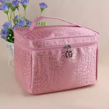 Косметичка тканевая синяя