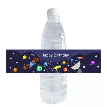 Космические наклейки на бутылки WDINPATY 10 шт