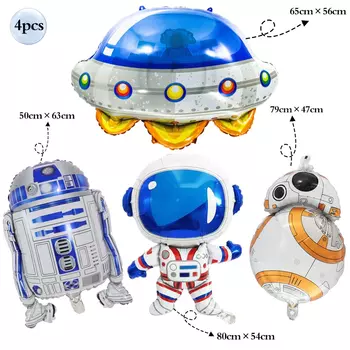 Космические украшения для детского дня рождения