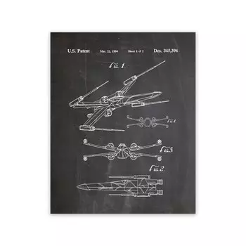 Космический корабль, настенный принт, Live ustory