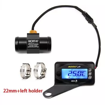 KOSO Mini3 мотоциклетный термометр вольтметр таймер для YAMXHA NMAX XMAX TMAX светодиодный цифровой дисплей четыре квадратной температуры воды