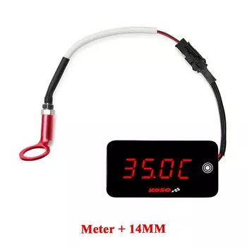 Koso mini 3 головка цилиндра мотоцикла, температура, напряжение, время, мотоциклетные изделия, водонепроницаемый автоматический измеритель яркости