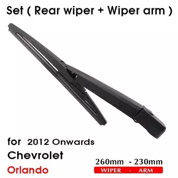 KOSOO Авто Задняя щетка автомобильного стеклоочистителя для Chevrolet Orlando,260 мм 2012 г. Задние оконные стеклоочиститель лезвия рычаг, автомобильные аксессуары