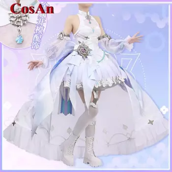 Косплей-костюм CosAn Anime VTuber NIJISANJI Enna Alouette великолепный элегантный официальный костюм женский стиль