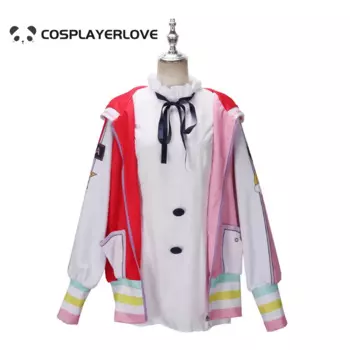 Косплей-костюм красного цвета из аниме «Ута»