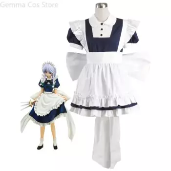 Косплей-костюмы TouHou Project Izayoi Sakuya на Хэллоуин