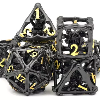 Кости Dragon Eye, 7 шт./комплект, многогранные кости для ролевых игр, кубики Подземелья и Драконы, кости для ролевых игр