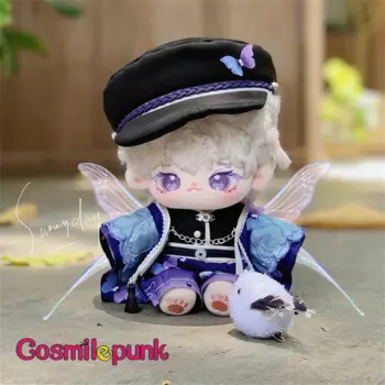 Костюм бабочки Kpop для куклы 20 см, одежда, шапка, аксессуары для игрушек, милый аниме косплей