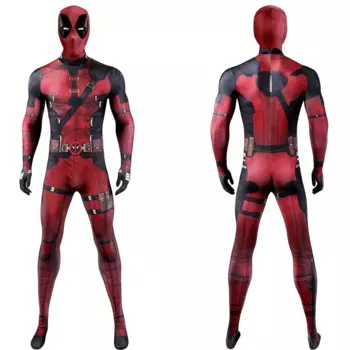 Костюм Daredevil для косплея Дэдпула, Женский костюм супергероя, наряды из спандекса с 3D принтом, костюм на Хэллоуин, костюмы Zenzai