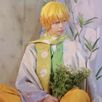 Костюм для косплея агатсума зенитсу, кимоно, карнавальные костюмы на Хэллоуин, изготовленные на заказ