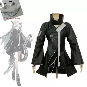 Костюм для косплея Arknights Lappland, обувь, куртка, полный комплект, униформа для взрослых, карнавальный костюм на Хэллоуин