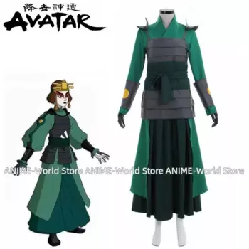 Костюм для косплея Аватара Kyoshi Warrior Suki, костюм для Хэллоуина, карнавала, косплея для женщин 3XL