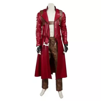 Костюм для косплея Dante, мужской костюм DMC, роскошный наряд для взрослых, костюм для косплея на Хэллоуин, куртка для косплея