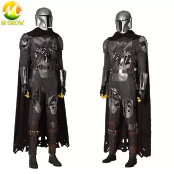 Костюм для косплея Din Djarin, наряды Mandalore с плащом, карнавальный костюм на Хэллоуин для взрослых и мужчин