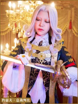 Костюм для косплея фотографа Джозефа десаульниера, костюм для косплея с личностью V, элегантная одежда для косплея, мужская униформа на Хэллоуин, Женский костюм в виде комикса