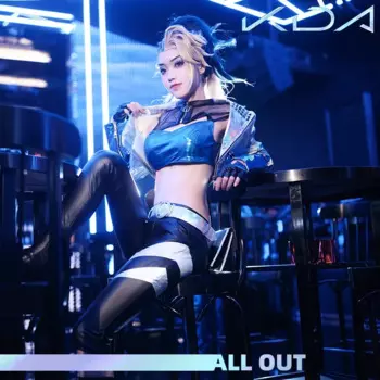 Костюм для косплея игры LOL KDA Akali, женский сексуальный костюм, костюм для косплея LOL K/DA, универсальные костюмы Akali, одежда на Хэллоуин