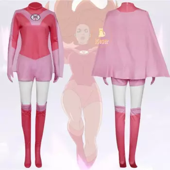 Костюм для косплея Invincible Atom Eve, женский комбинезон, боди Samantha Eve Wilkins, наряд на Хэллоуин, карнавал, женское платье героя