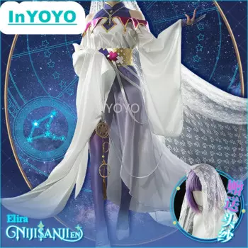 Костюм для косплея InYOYO Elira Pendora, костюм Vtuber NIJISANJI IPSTAR Chaowanxingqiu, великолепное платье, Униформа, полный комплект, Хэллоуин, карнавал