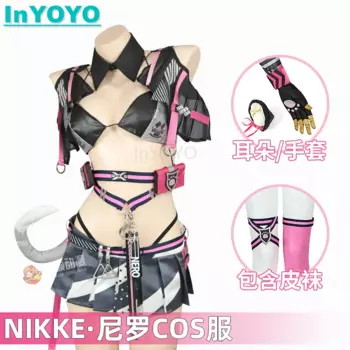 Костюм для косплея InYOYO NIKKE Niro, Костюм Богини победы Дороти, милое женское платье кошки, Униформа, наряд для вечеринки, новинка