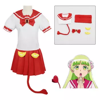 Костюм для косплея ирума-кун валак Клара из аниме «Добро пожаловать в школу демонов», костюмы на заказ для женщин и мужчин, матросские Костюмы с дьявольским хвостом, верхняя юбка