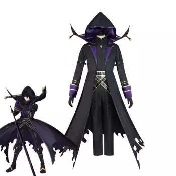 Костюм для косплея из аниме «эминьенс в тени», черный мужской карнавальный костюм, боевая униформа на Хэллоуин
