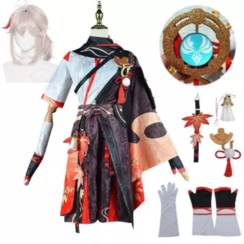 Костюм для косплея Kazuha, парик казуха каэдехара, костюмы для косплея