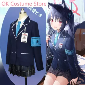 Костюм для косплея Kuromi Serika, персонализированный костюм для косплея, униформа для косплея из аниме вечерние, одежда для ролевых игр