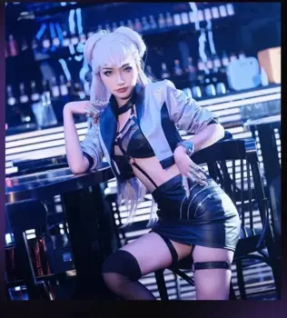 Костюм для косплея LOL Evelynn KDA женский сексуальный костюм KDA Универсальный костюм Evelynn