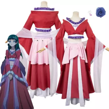 Костюм для косплея маомао из аниме «аптекарские дневники», костюм красного цвета в стиле Фэнтези для взрослых женщин и девочек, карнавальный костюм на Хэллоуин