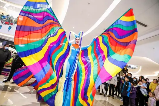 Костюм для косплея на Хэллоуин, парад ходунки, парад, одежда для представлений, бразильские сверхбольшие крылья, костюм бразильской бабочки