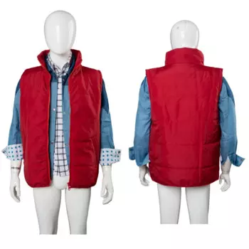 Костюм для косплея «назад будущее» Марти 1985, костюм для взрослых, мужской пиджак, пальто, рубашка, костюм на Хэллоуин, Карнавальная одежда