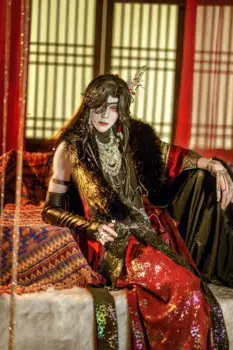 Костюм для косплея Tian Guan Ci Fu Аниме Полный комплект Xie Lian Alien Hua Cheng костюмы на Хэллоуин Взрослый мужской костюм для мужчин